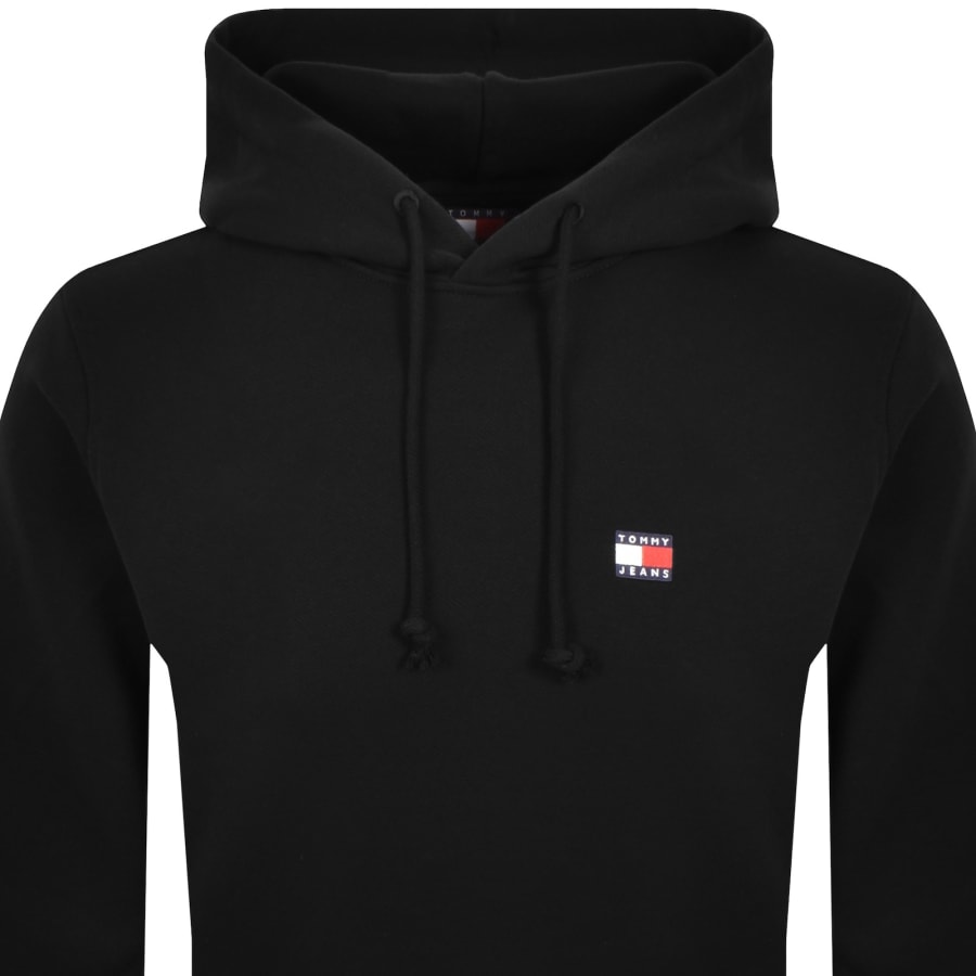 Image number 2 for Tommy Jeans Badge Hoodie Black