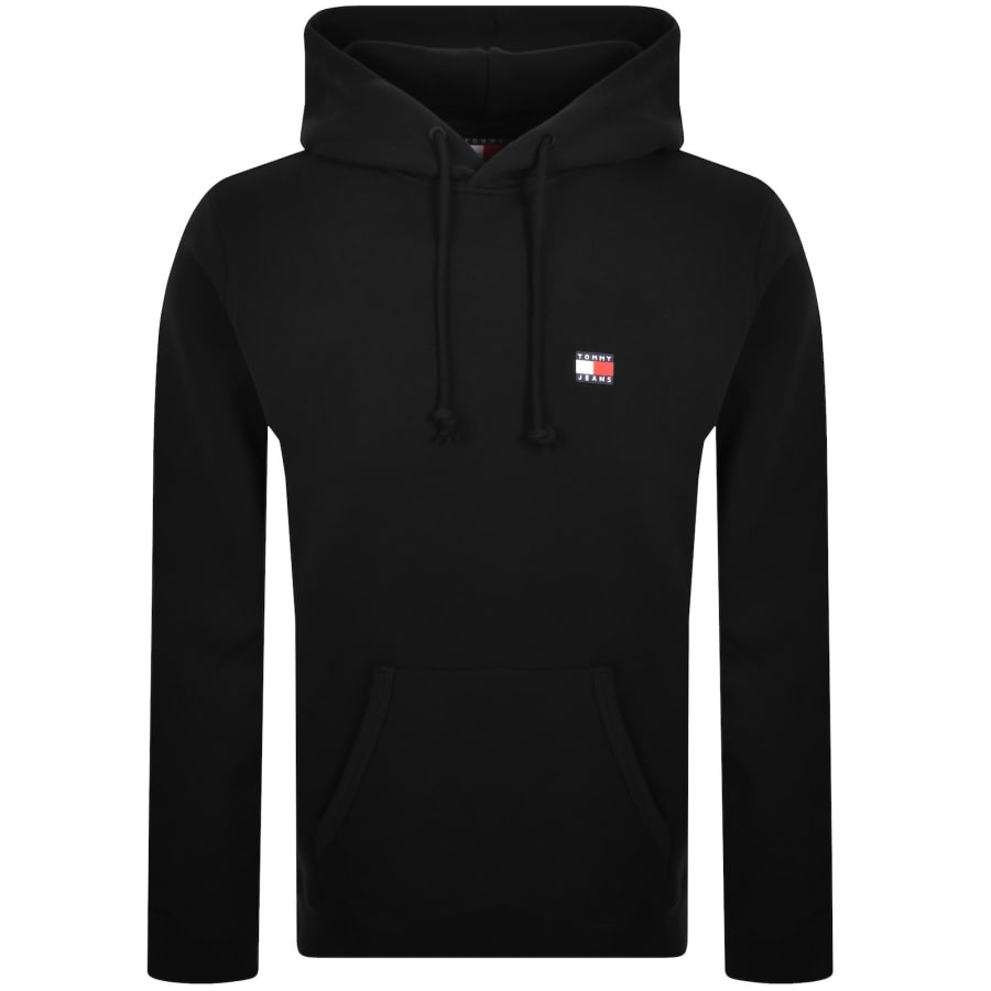Image number 1 for Tommy Jeans Badge Hoodie Black