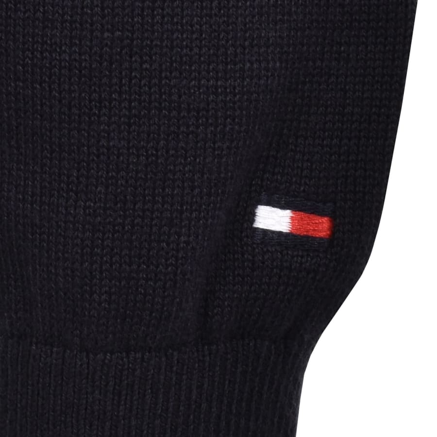 Image number 3 for Tommy Hilfiger Over Shirt Jumper Navy