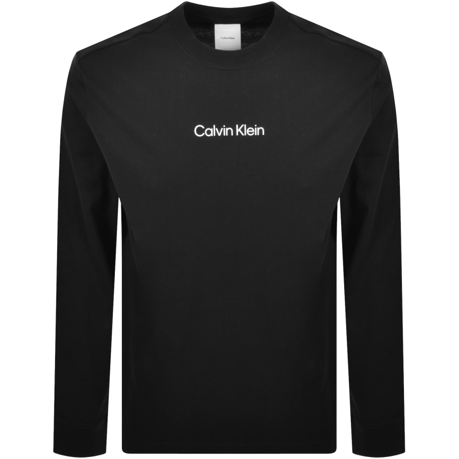 Image number 1 for Calvin Klein Relaxed Fit Logo T Shirt Black
