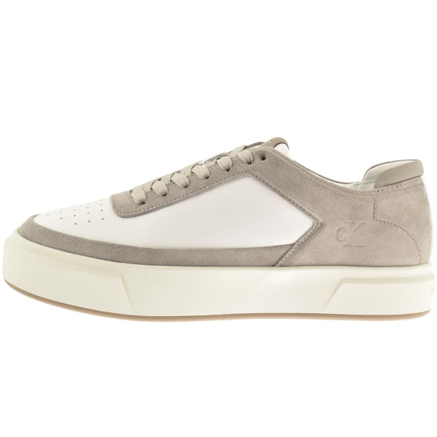 Image number 1 for Calvin Klein Basket Cupsole Trainers White