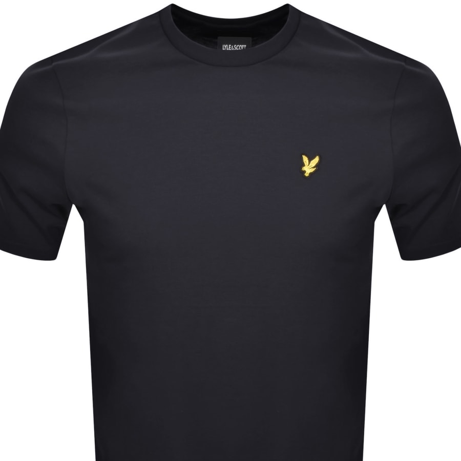 Image number 2 for Lyle And Scott Crew Neck T Shirt Dark Navy