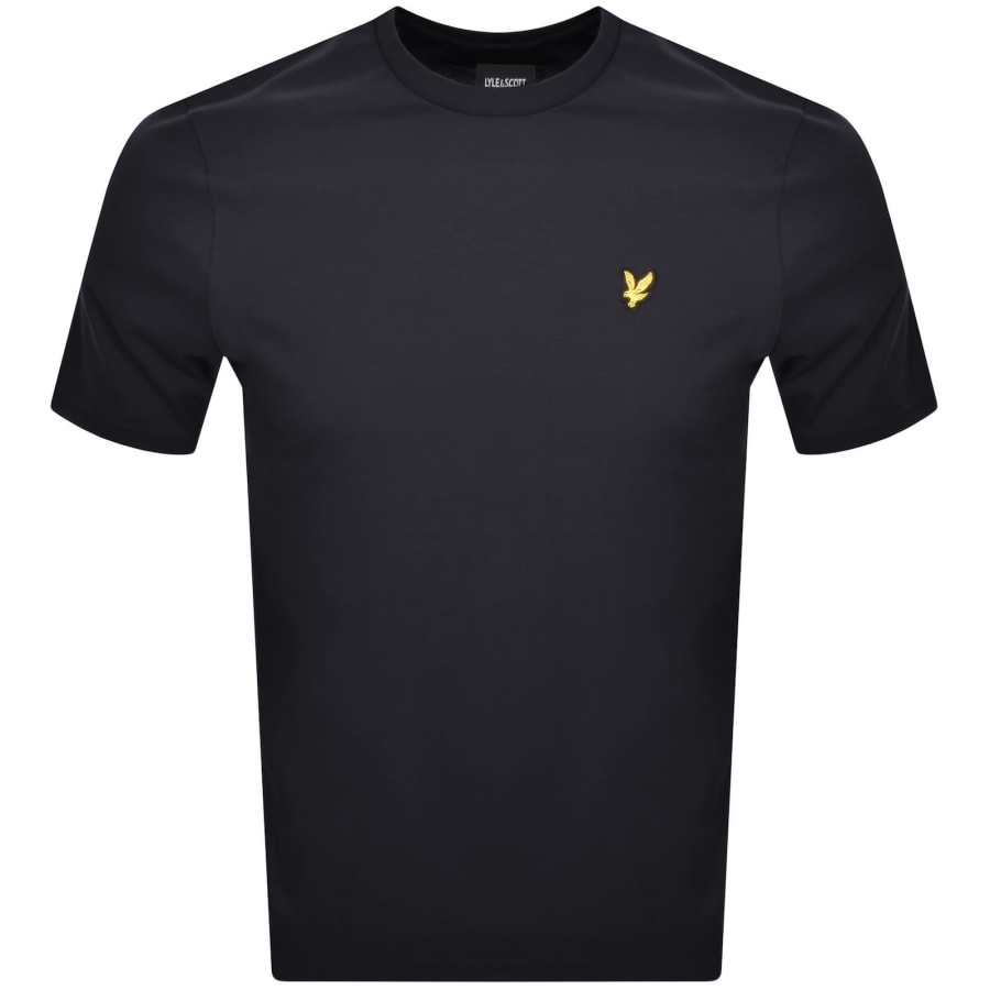 Image number 1 for Lyle And Scott Crew Neck T Shirt Dark Navy