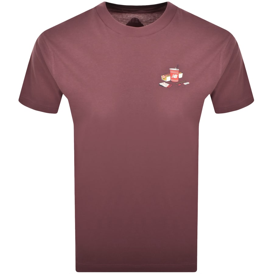 Image number 2 for New Balance Spectator T Shirt Burgundy