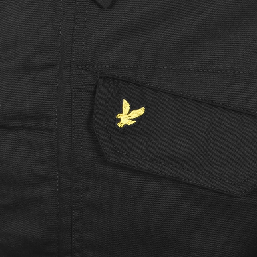 Image number 3 for Lyle And Scott Pocket Overshirt Jet Black