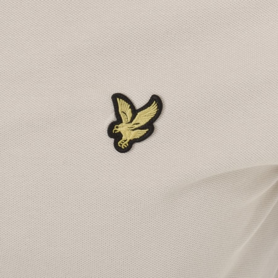 Image number 3 for Lyle And Scott Plain Polo T Shirt Beige