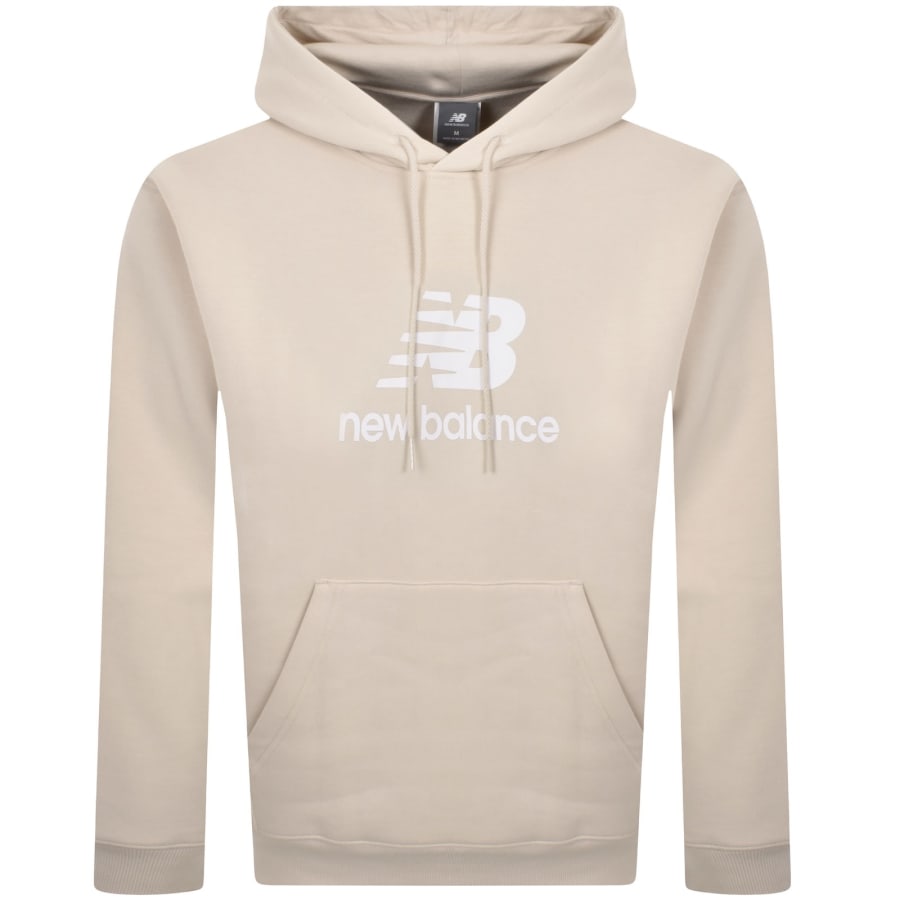 Image number 1 for New Balance Sport Essentials Logo Hoodie Beige