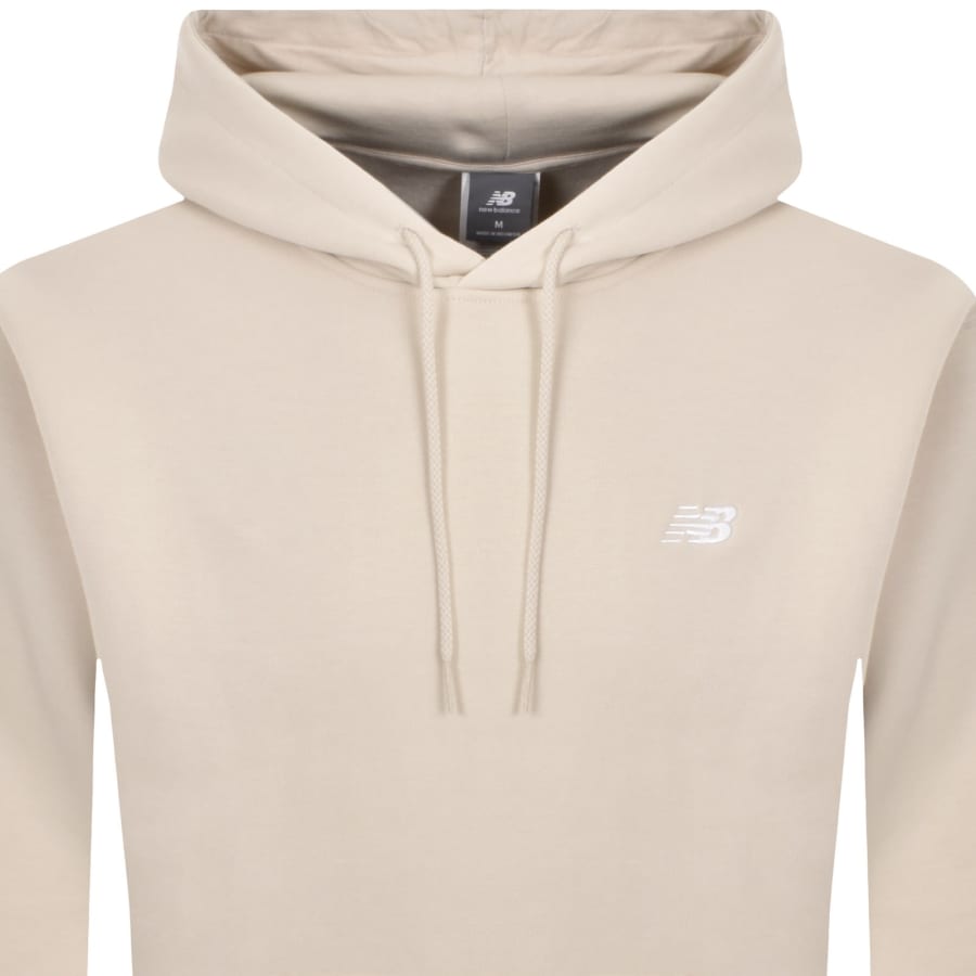 Image number 2 for New Balance Logo Hoodie Beige