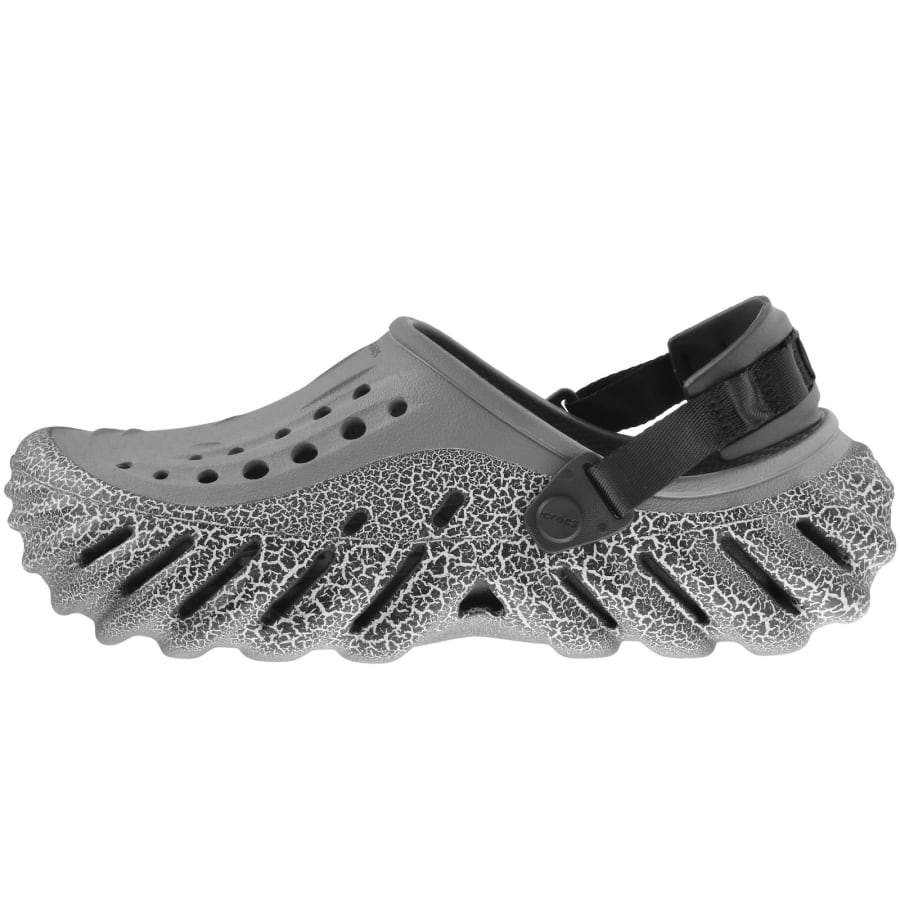 Image number 1 for Crocs Echo Crackle Clog Slate Grey