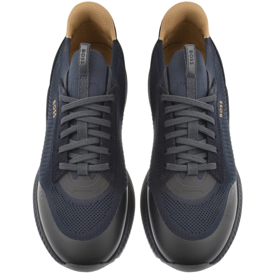 Image number 3 for BOSS Titanium EVO Runner Trainers Navy
