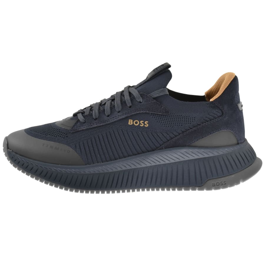 Image number 1 for BOSS Titanium EVO Runner Trainers Navy