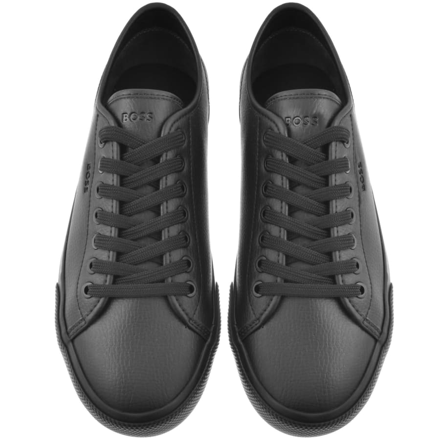 Image number 3 for BOSS Aiden Tennis Trainers Black