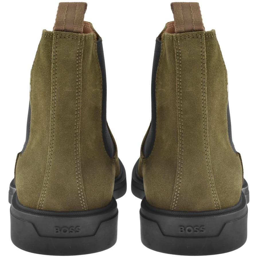 Image number 2 for BOSS Chelsea Boots Dark Green