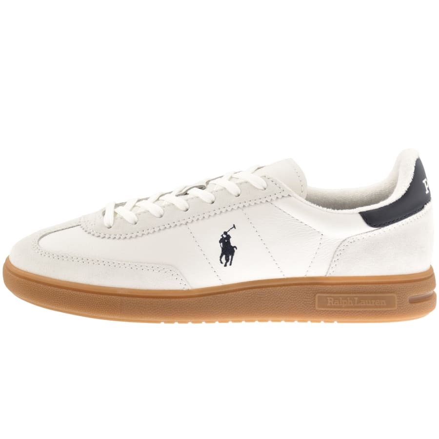 Image number 1 for Ralph Lauren Bedford Trainers White