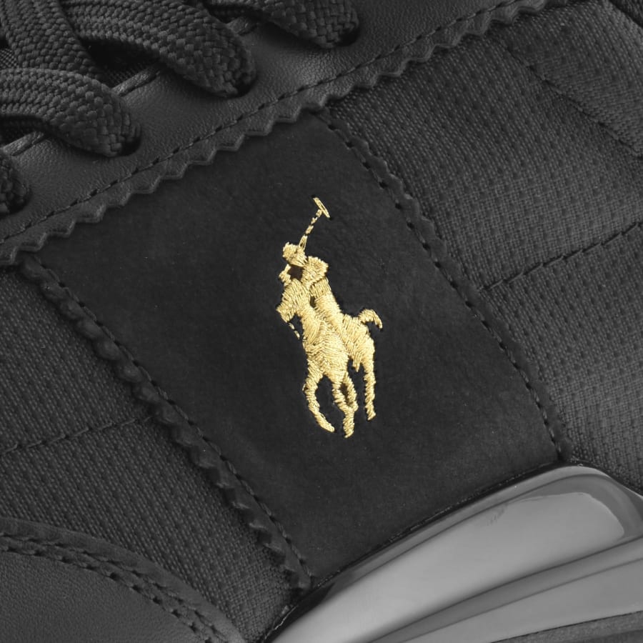 Image number 4 for Ralph Lauren Train 89 Trainers Black
