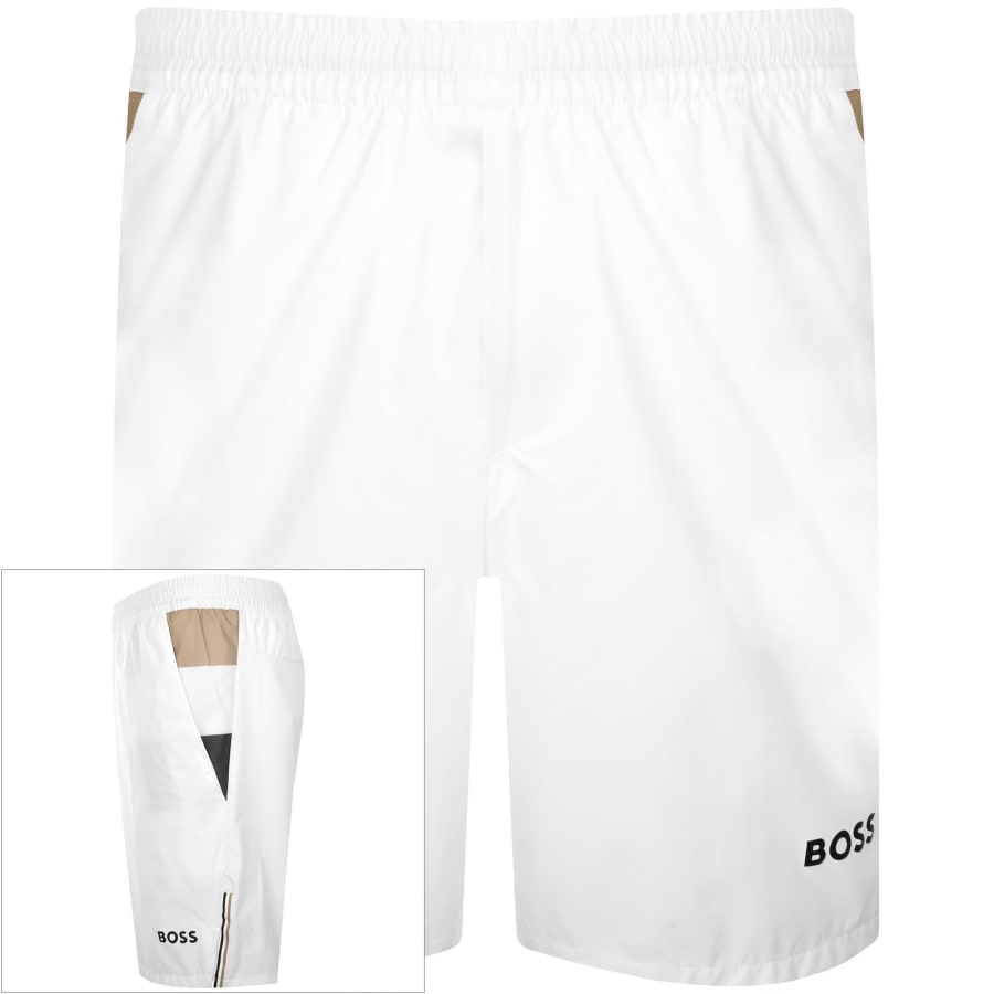 Image number 1 for BOSS Tennis Match Shorts White