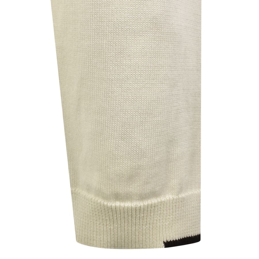 Image number 4 for BOSS Ever X Crew Neck Jumper Open White