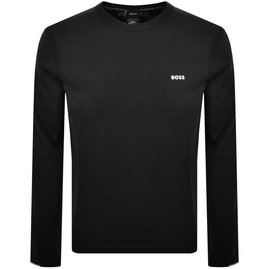 Image number 1 for BOSS Ever X Crew Neck Jumper Black