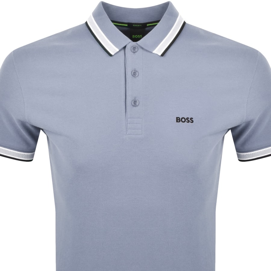 Image number 2 for BOSS Paddy Polo T Shirt Blue