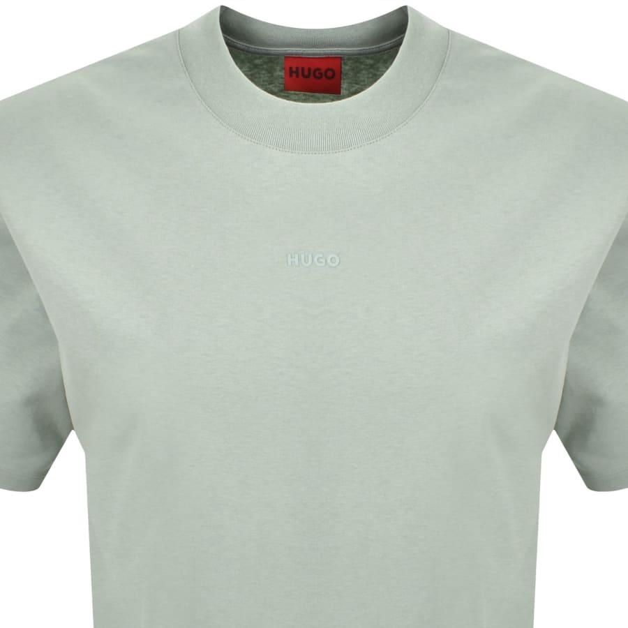 Image number 2 for HUGO Dapolino T Shirt Pastel Green