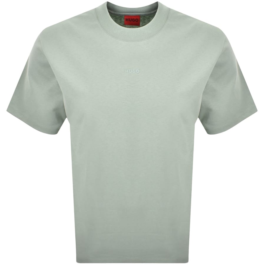 Image number 1 for HUGO Dapolino T Shirt Pastel Green