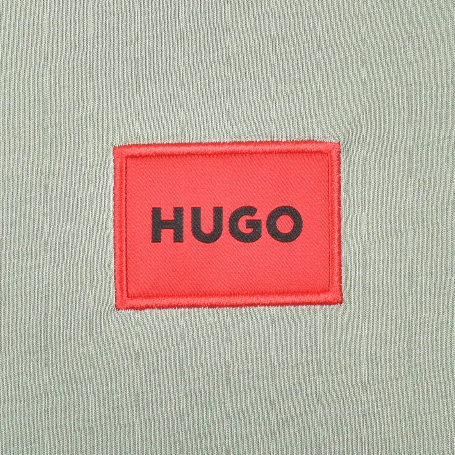 Image number 3 for HUGO Diragolino212 T Shirt Green