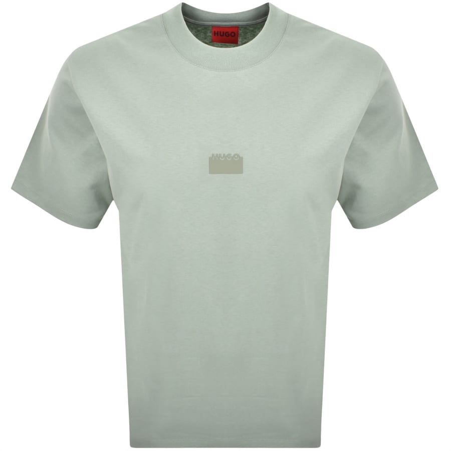 Image number 2 for HUGO Delastee T Shirt Green