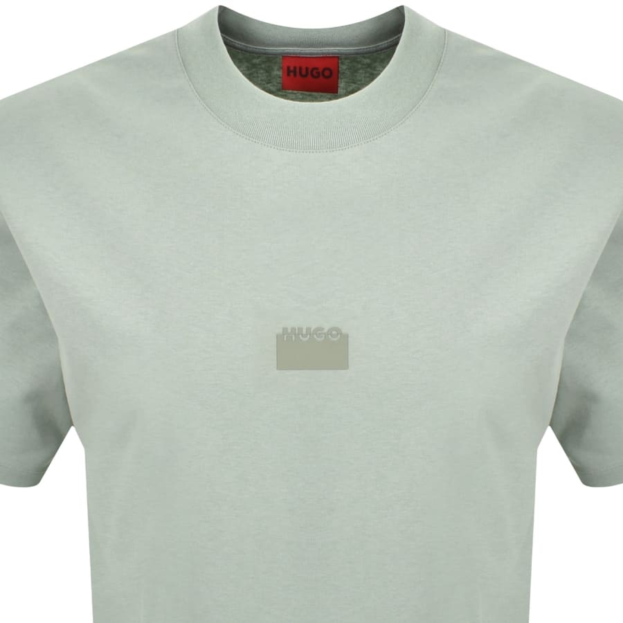 Image number 3 for HUGO Delastee T Shirt Green