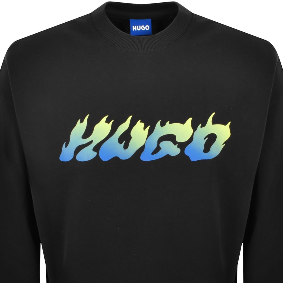 Image number 2 for HUGO Blue Nifterix Sweatshirt Black