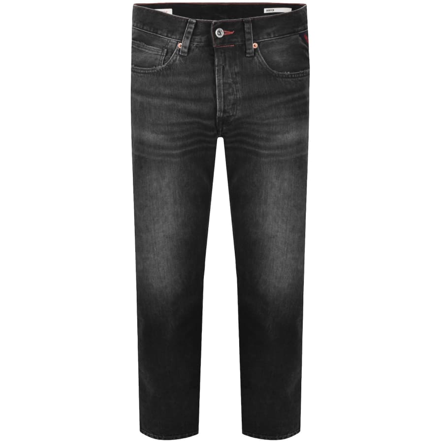 Image number 2 for Replay Deryck Regular Fit Jeans Dark Grey