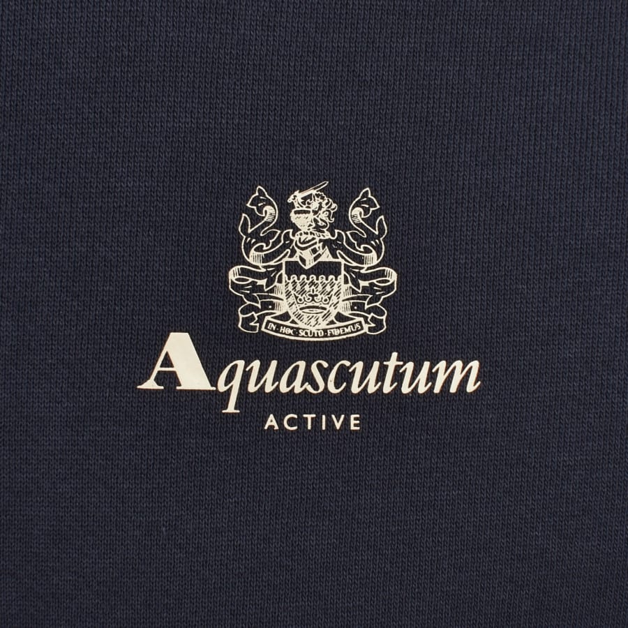 Image number 3 for Aquascutum Active Crew Neck Sweatshirt Navy