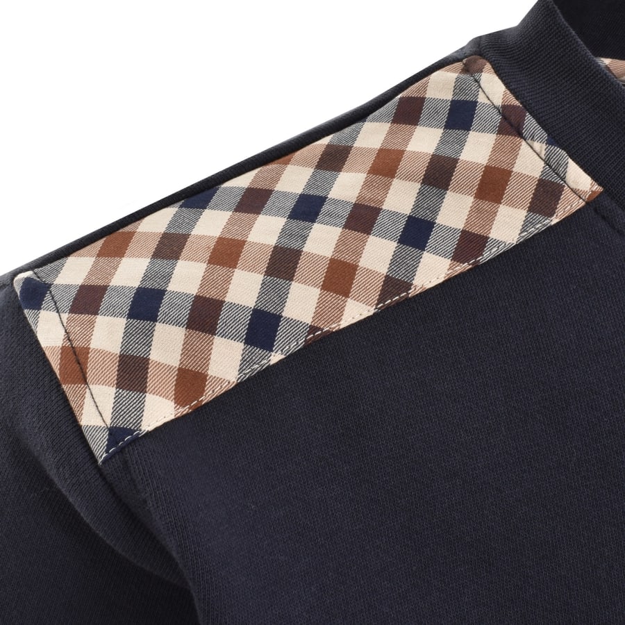 Image number 4 for Aquascutum Active Crew Neck Sweatshirt Navy