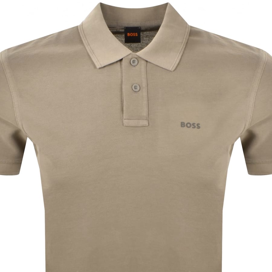 Image number 2 for BOSS Casual Prime Polo T Shirt Brown