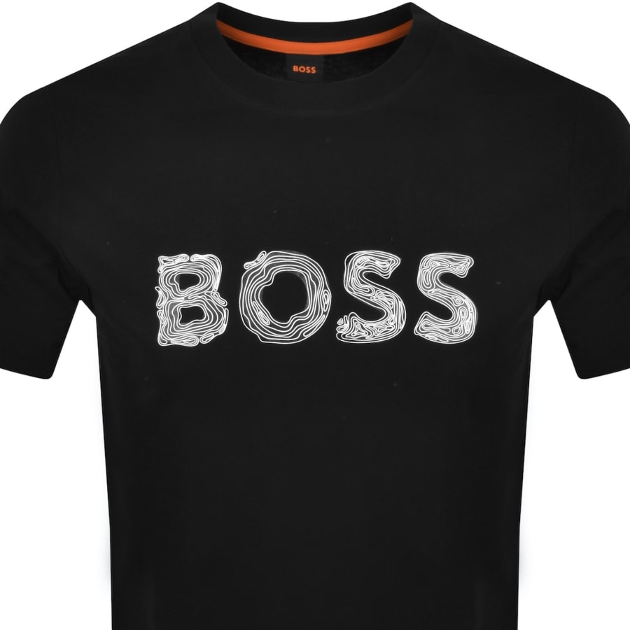 Image number 2 for BOSS Frozen Logo T Shirt Black