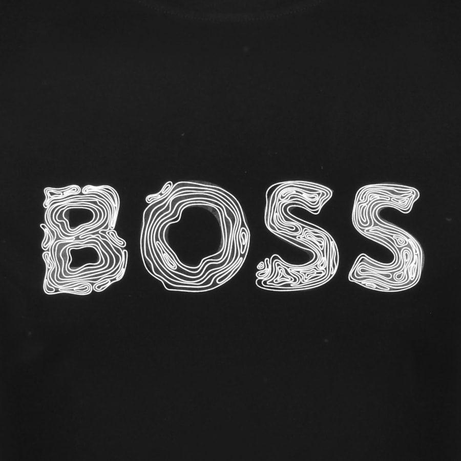 Image number 3 for BOSS Frozen Logo T Shirt Black