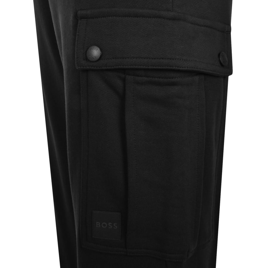 Image number 4 for BOSS Seteam Joggers Black