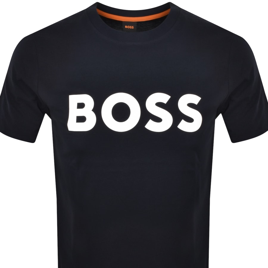 Image number 2 for BOSS Thinking 1 Logo T Shirt Blue