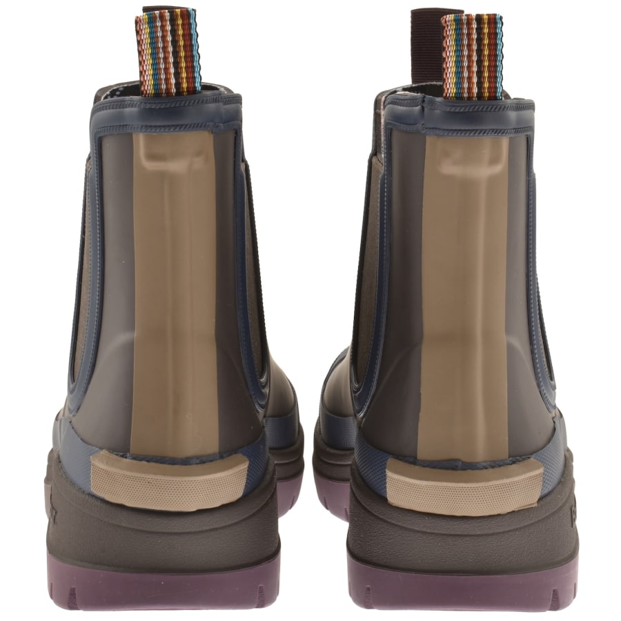 Image number 2 for Barbour X Paul Smith Ankle Wellingtons Brown