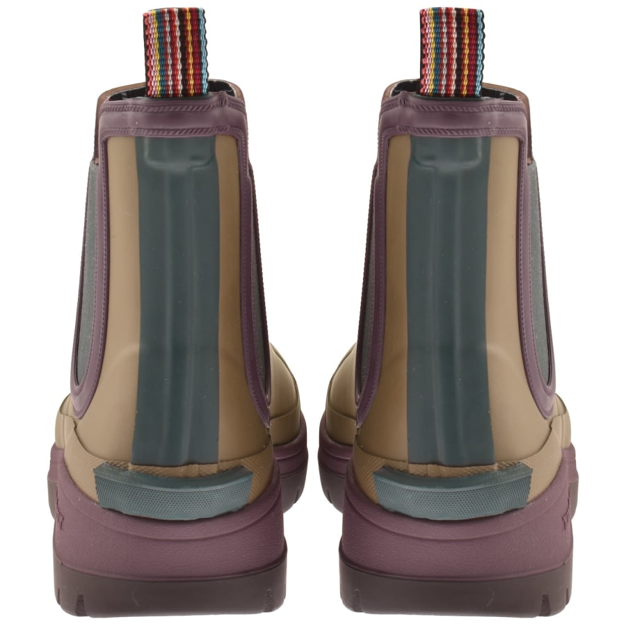 Image number 2 for Barbour X Paul Smith Ankle Wellingtons Tan