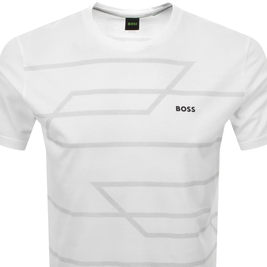 Image number 2 for BOSS Pattern T Shirt White