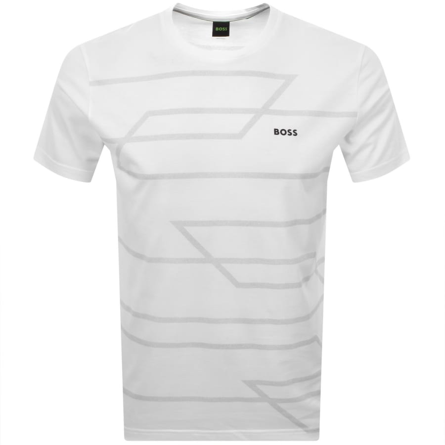 Image number 1 for BOSS Pattern T Shirt White