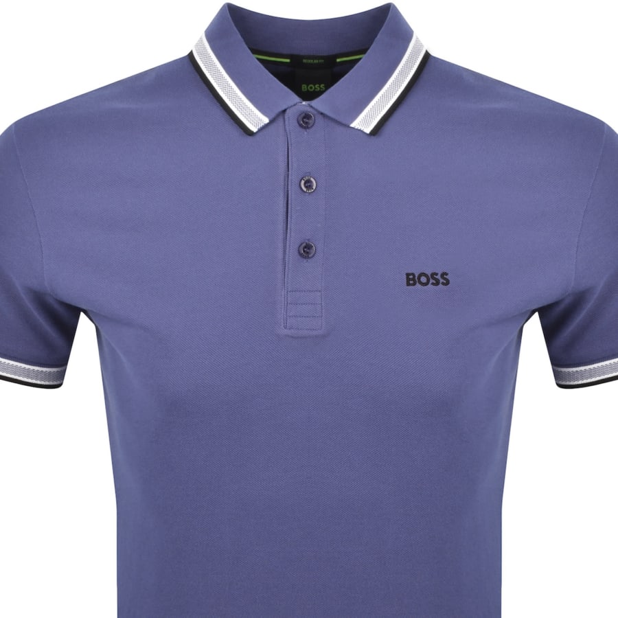 Image number 2 for BOSS Paddy Polo T Shirt Blue