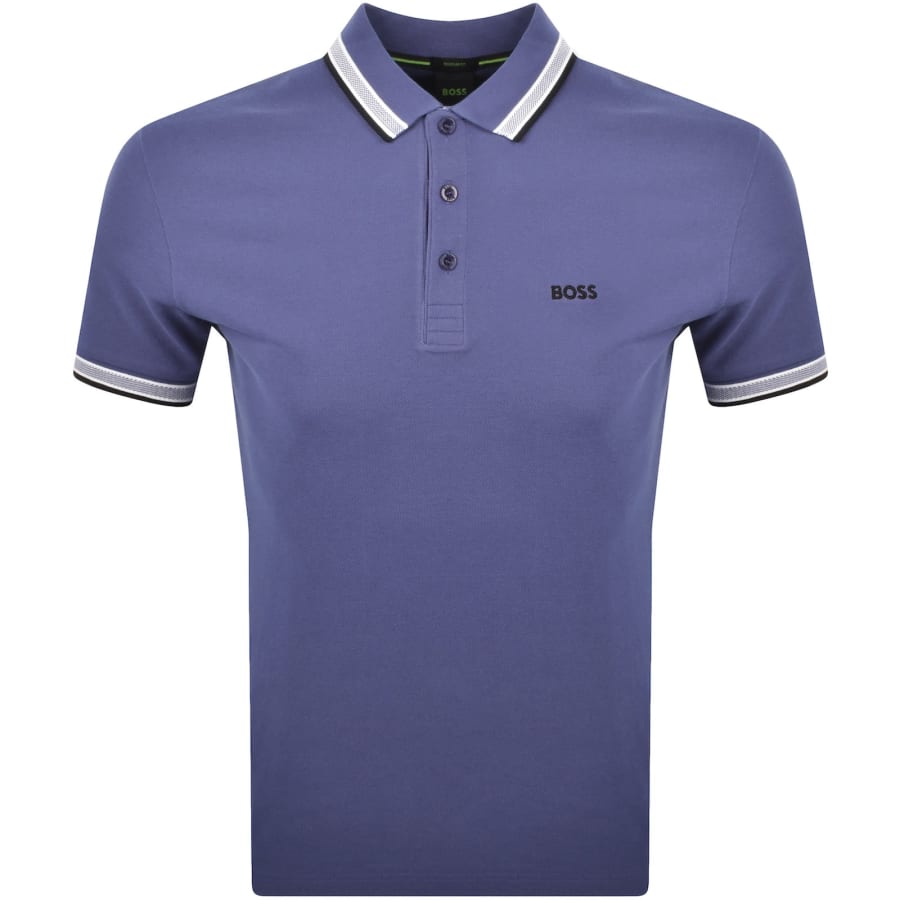 Image number 1 for BOSS Paddy Polo T Shirt Blue