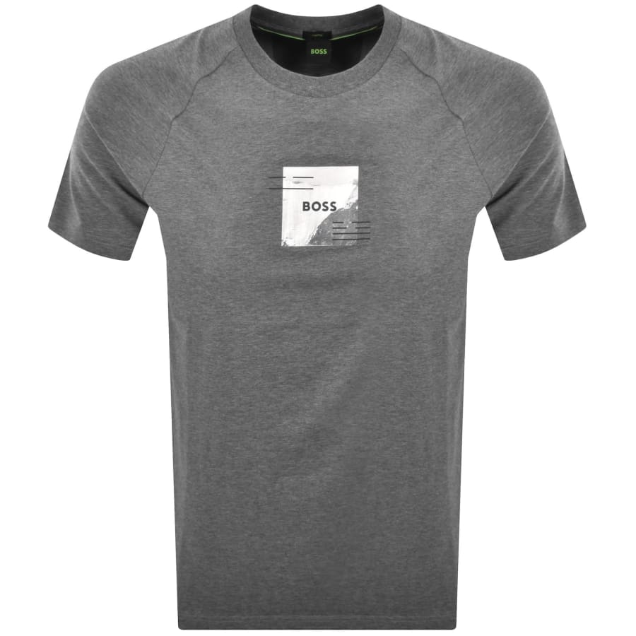 Image number 2 for BOSS Stripe Zone T Shirt Grey