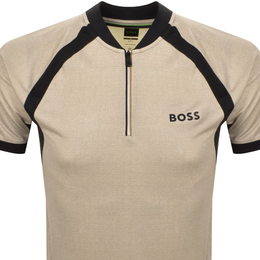 Image number 2 for BOSS PL TOC Matchball T Shirt Beige