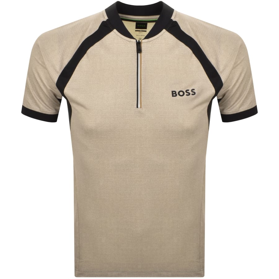 Image number 1 for BOSS PL TOC Matchball T Shirt Beige
