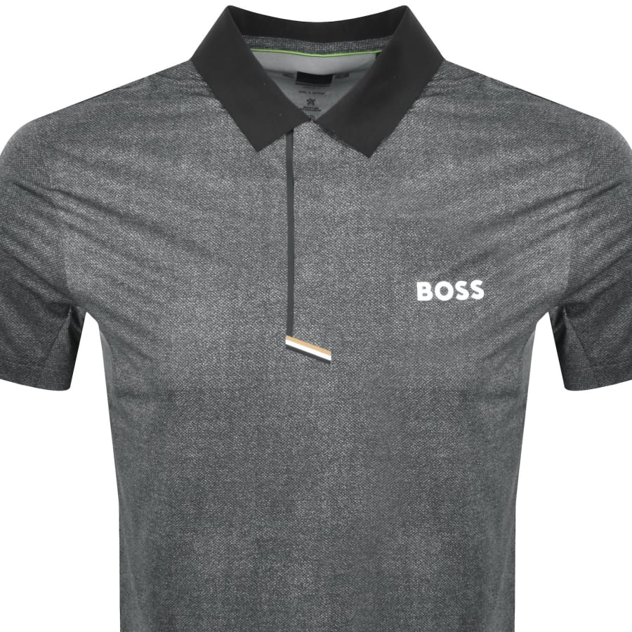 Image number 2 for BOSS Paddy Tech Polo T Shirt Black