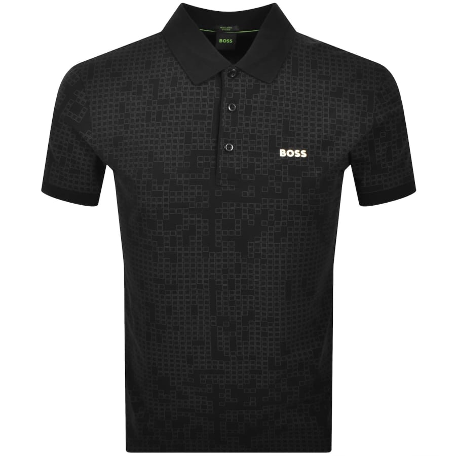 Image number 1 for BOSS AO Zone Polo Black