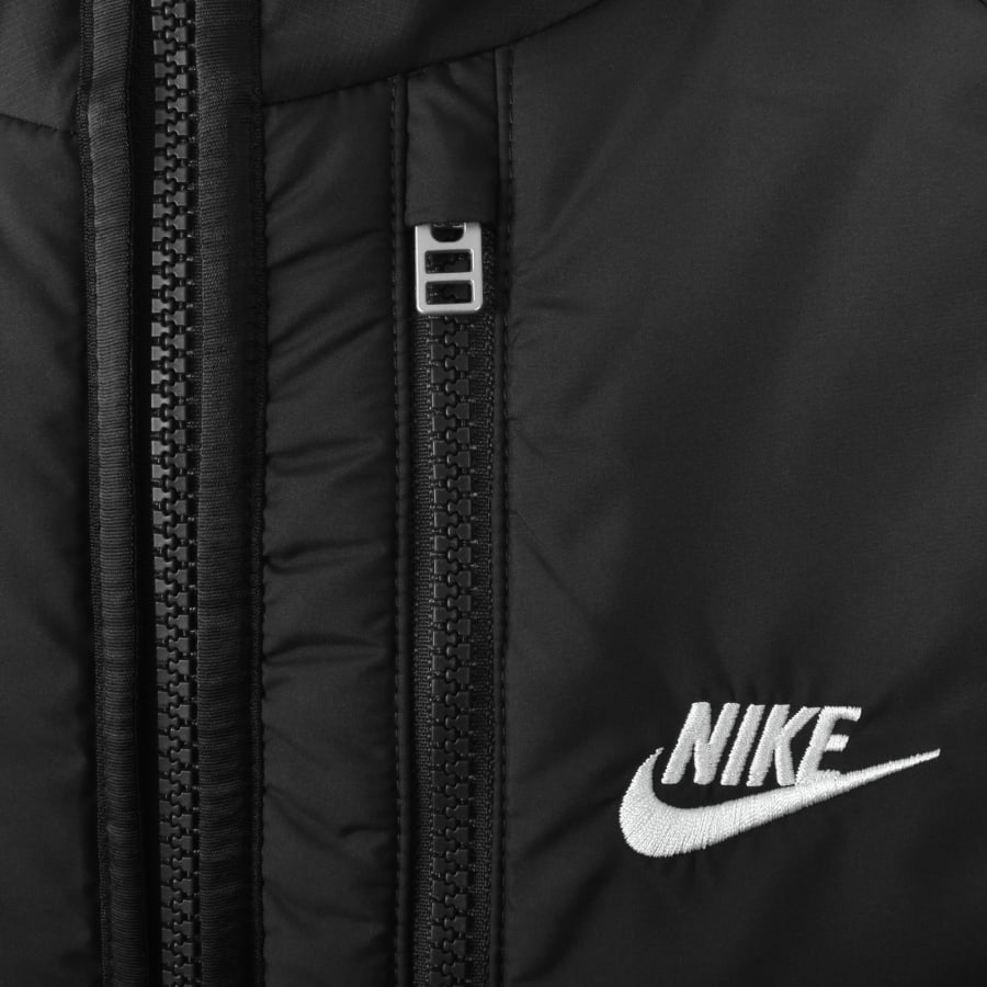 Image number 3 for Nike Logo Puffer Jacket Dark Grey