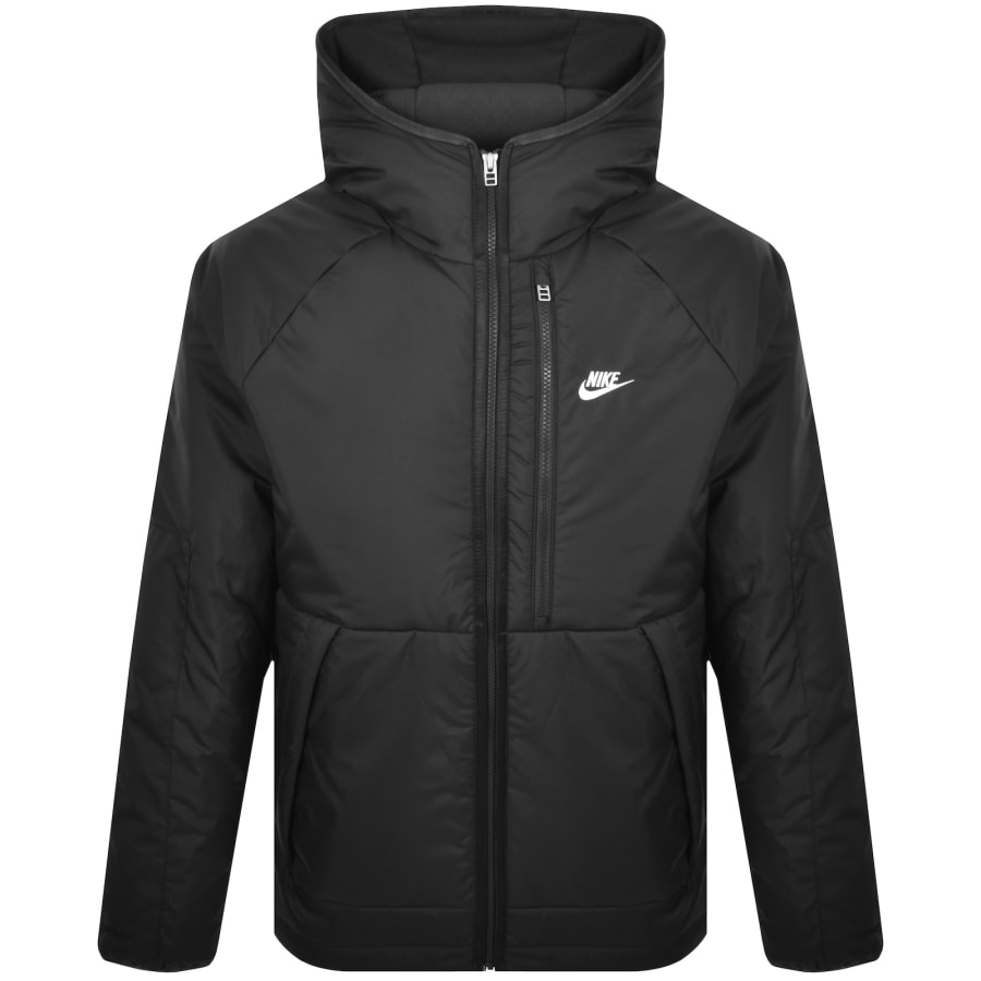 Image number 1 for Nike Logo Puffer Jacket Dark Grey